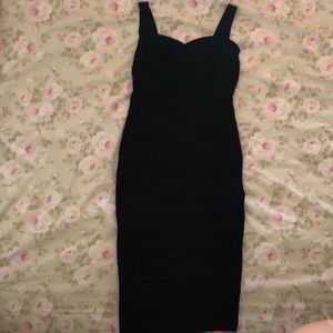 Black pencil dress